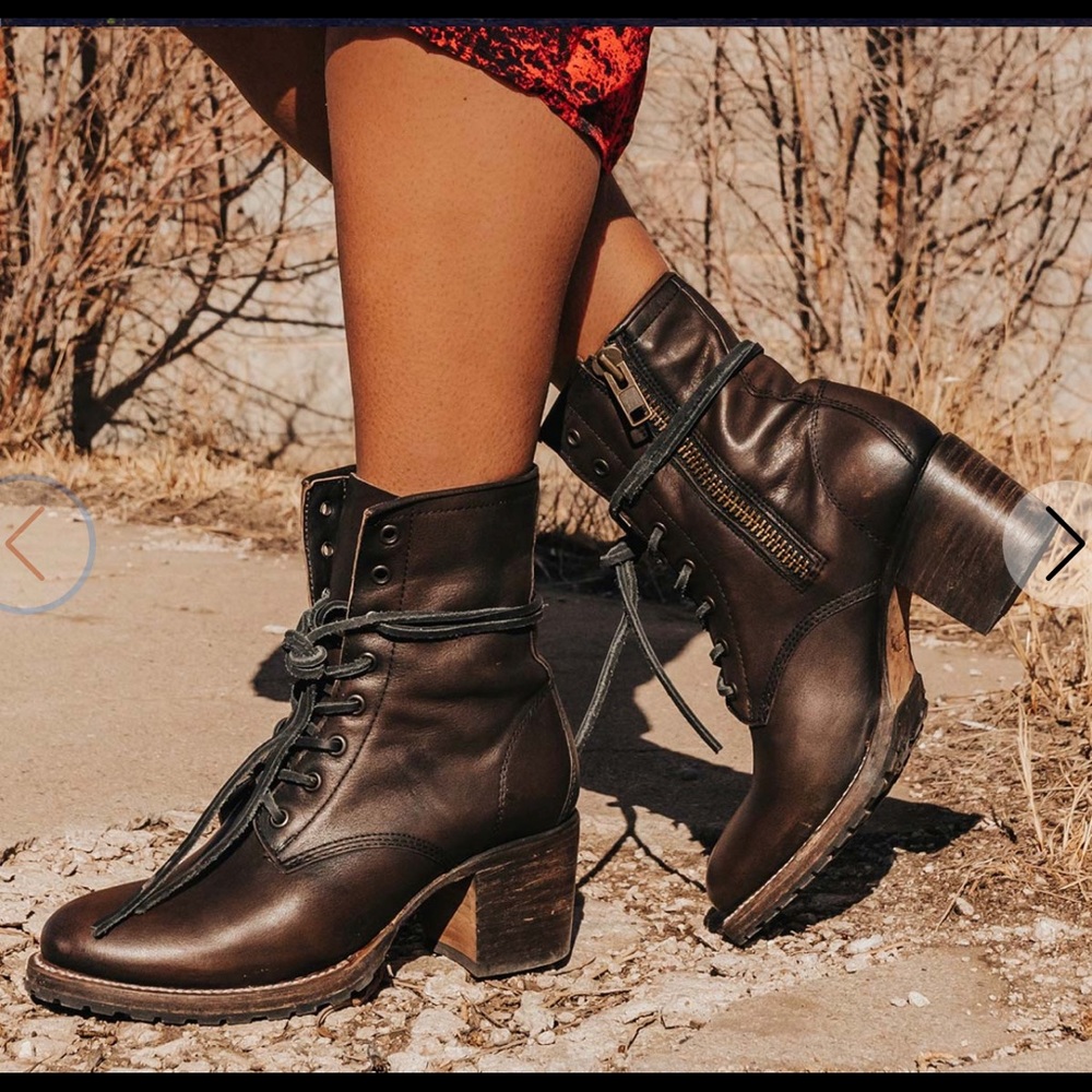 Freebird Cavalier distressed black boots Sz9
